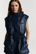 Eco-leather vest «Kulisa»