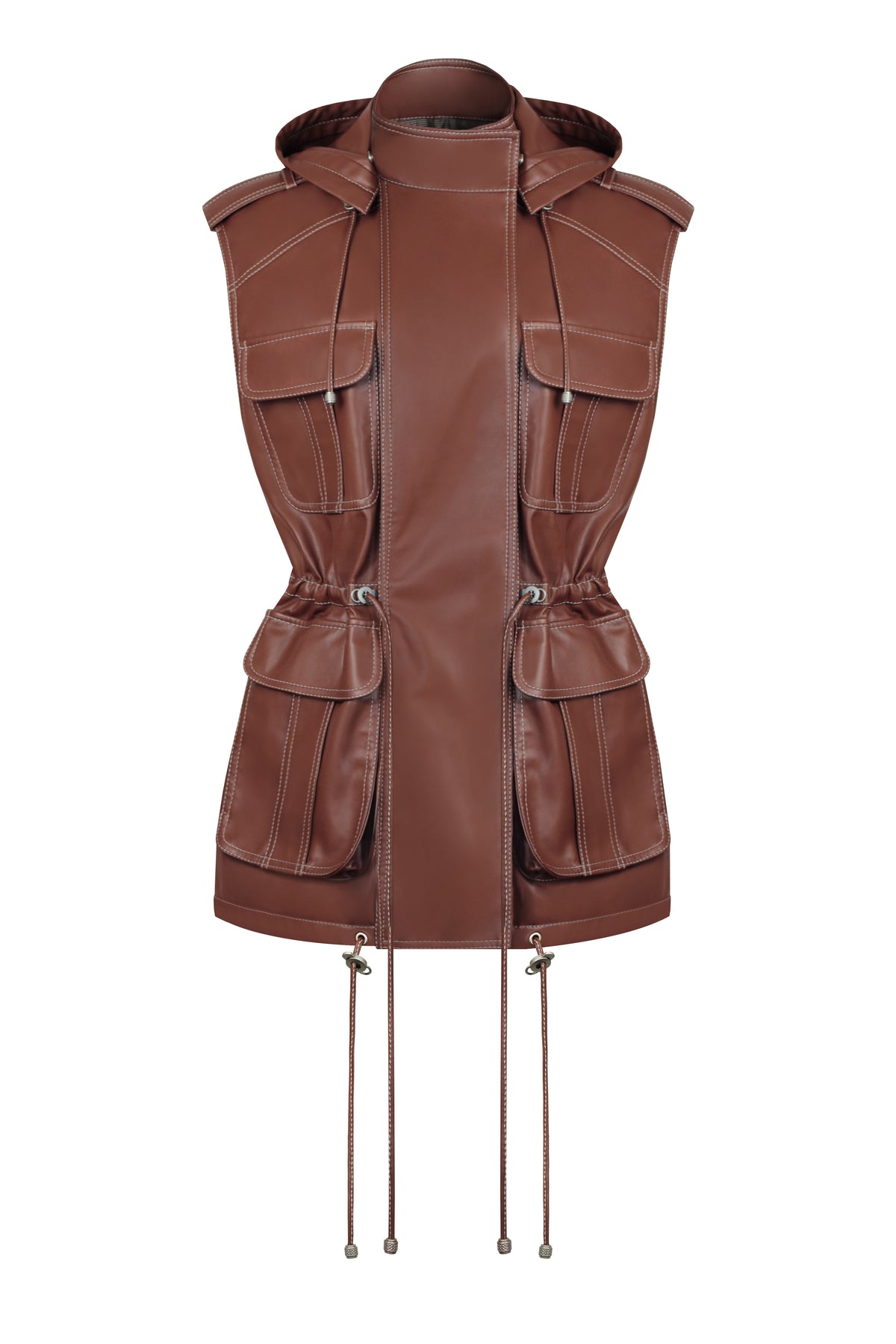 "Kulisa" eco-leather vest