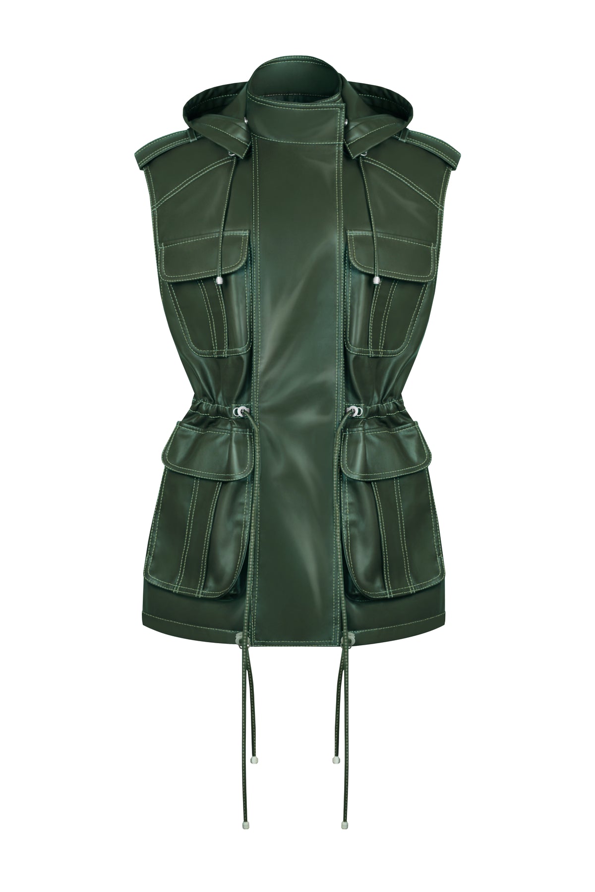 "Kulisa" eco-leather vest